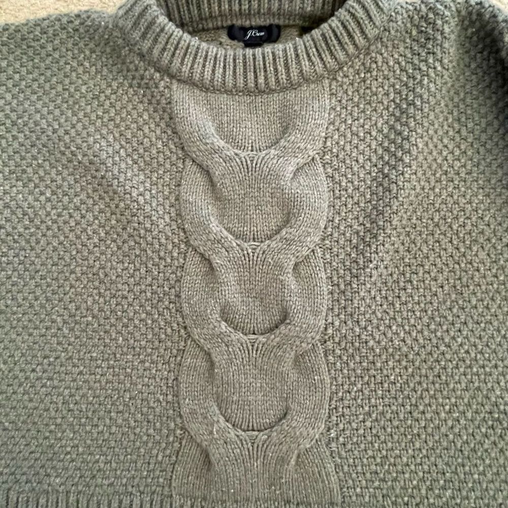 J. Crew ~ Women’s Cropped Wool Sweater ~ size XXS - Picture 3 of 7